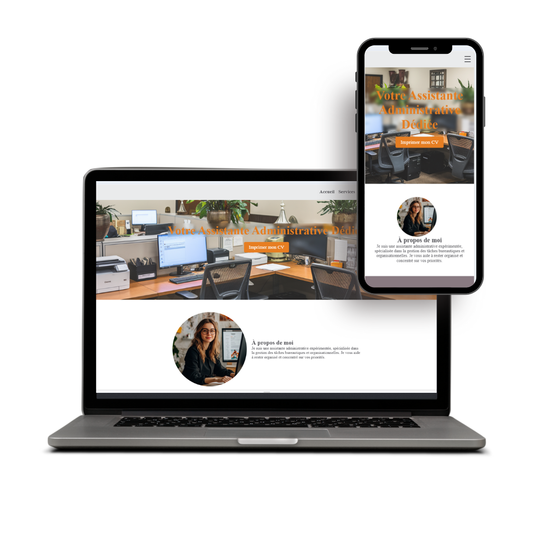 site cv assistant administratif